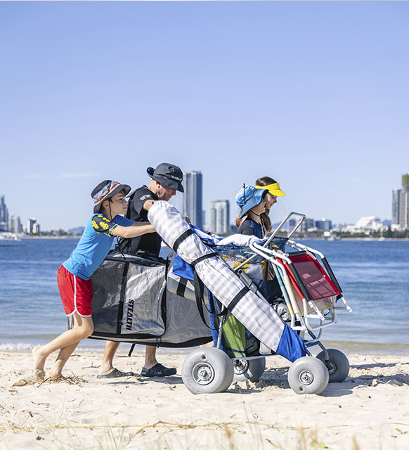 Wheeleez™ Beach Wheeler 4-30 cm tekerlekli Plaj Arabası
